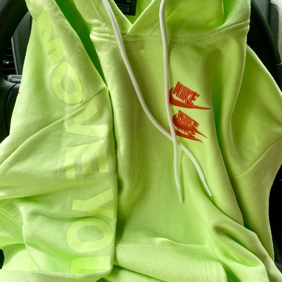 GLOW IN THE DARK SLEEVE NIKE WORLD TOUR HOODIE - Picture 2 of 7
